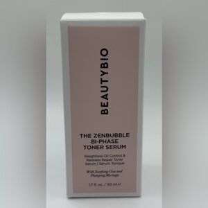 BeautyBio The ZenBubble Bi-Phase Toner Serum, 1.7 oz Sealed Box